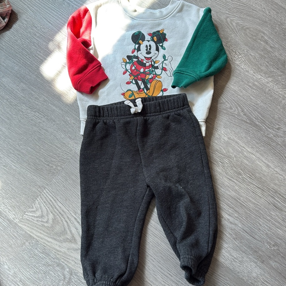 Disney Baby Mickey Mouse Christmas set